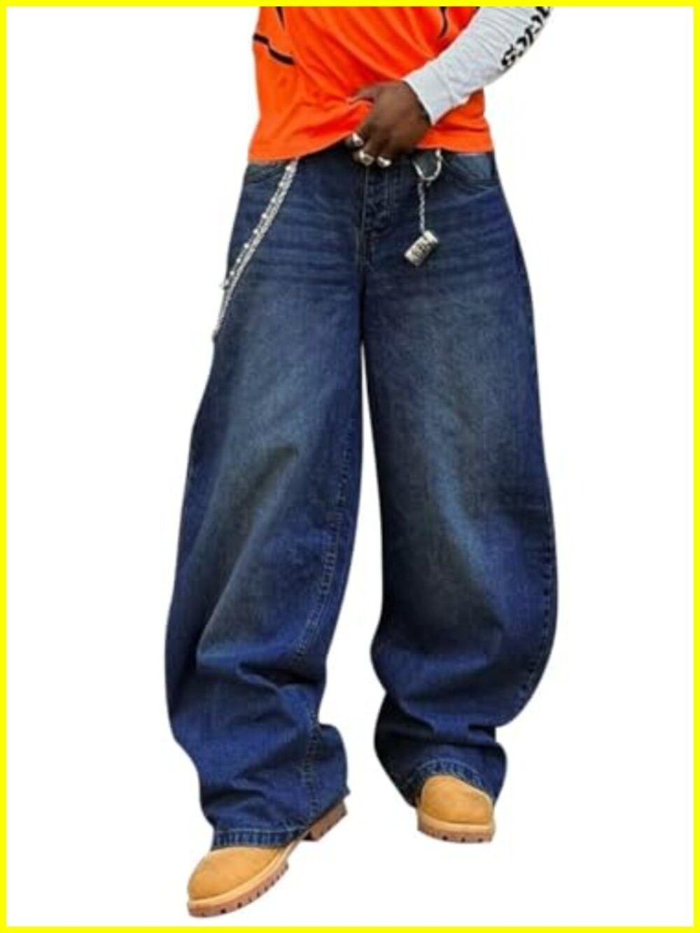 Baggy Jeans Y2K Skater Wide Leg Casual Loose Fit Denim Pants